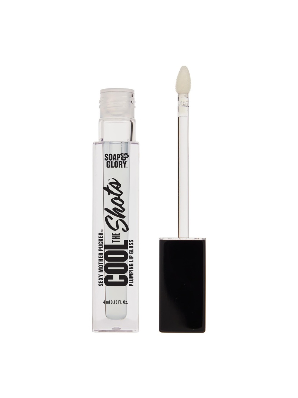 NWT Soap & Glory Sexy Mother Cool The Shots Pucker Plumping Clear Lip Gloss